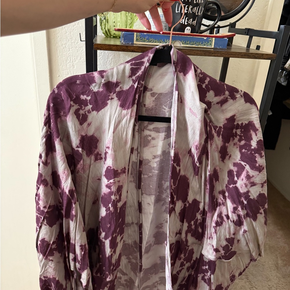 Torrid Purple Tie-Dye Cape
